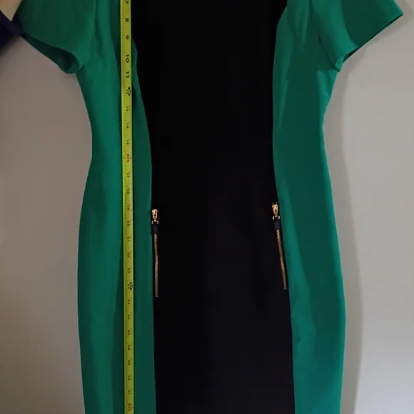 Calvin Klein Green and Black Mini Dress - Picture 8 of 11